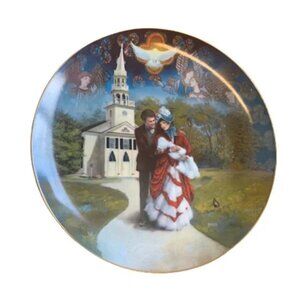 The Christening by Rob Sauber 1986 Collectible Plate